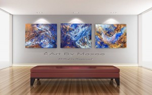 Blue Series in Gallery                 